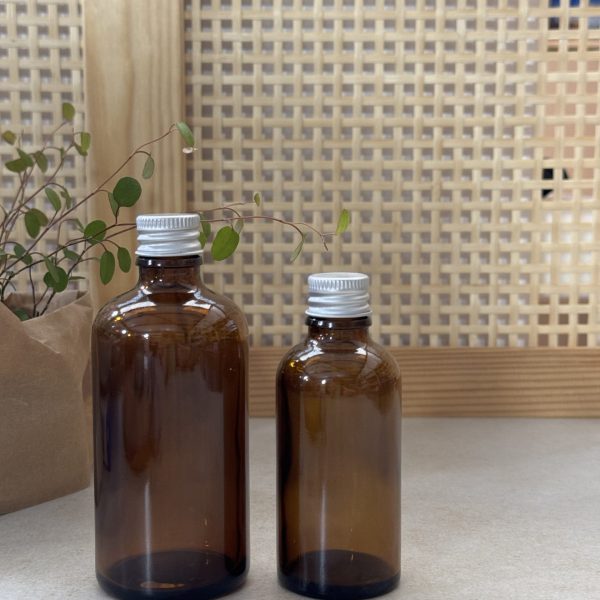 Amber Glass Cosmetic bottle - 50ml
